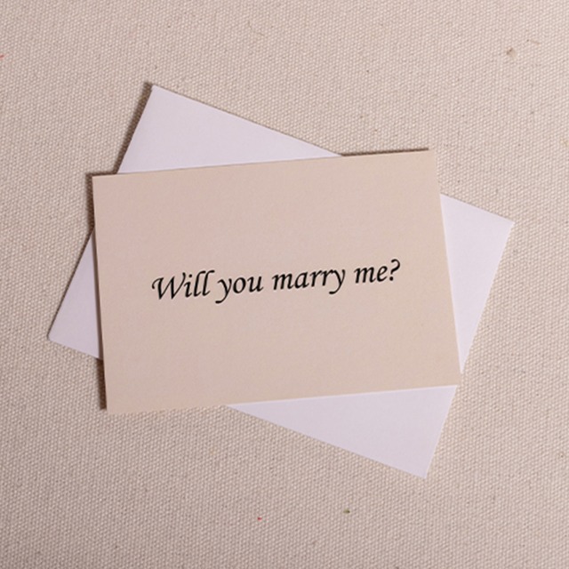 메시지 카드 [Will You Marry me?]