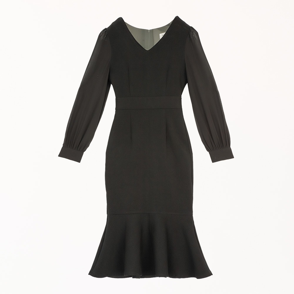 니나 드레스 블랙 LDG10