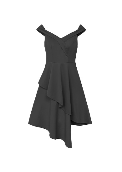 [대여] 줄리엣 랩 드레스 블랙 LDP29