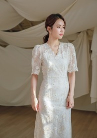 모니카 드레스 반팔 LDS09