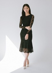 로즈머메이드 드레스 v3 블랙 LD55